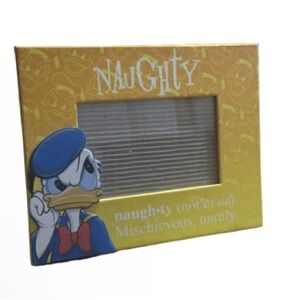 Disney Yellow Donald Duck Mischievous Frame